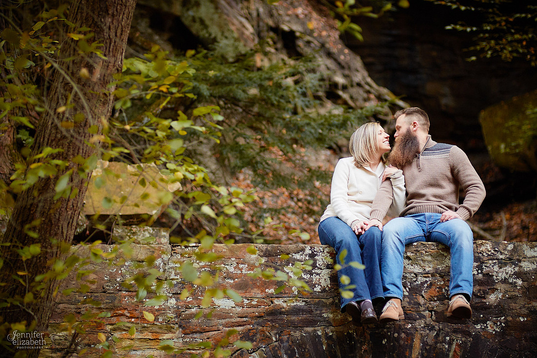 Melissa & Matt: Engagement Session at Henry Church Rock