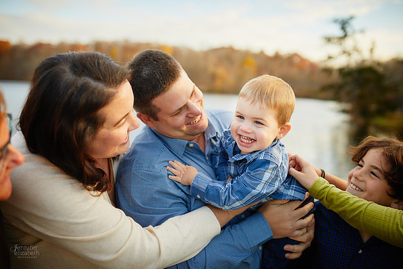 The C Family: Portrait Session at Hudson Springs Park in Hudson