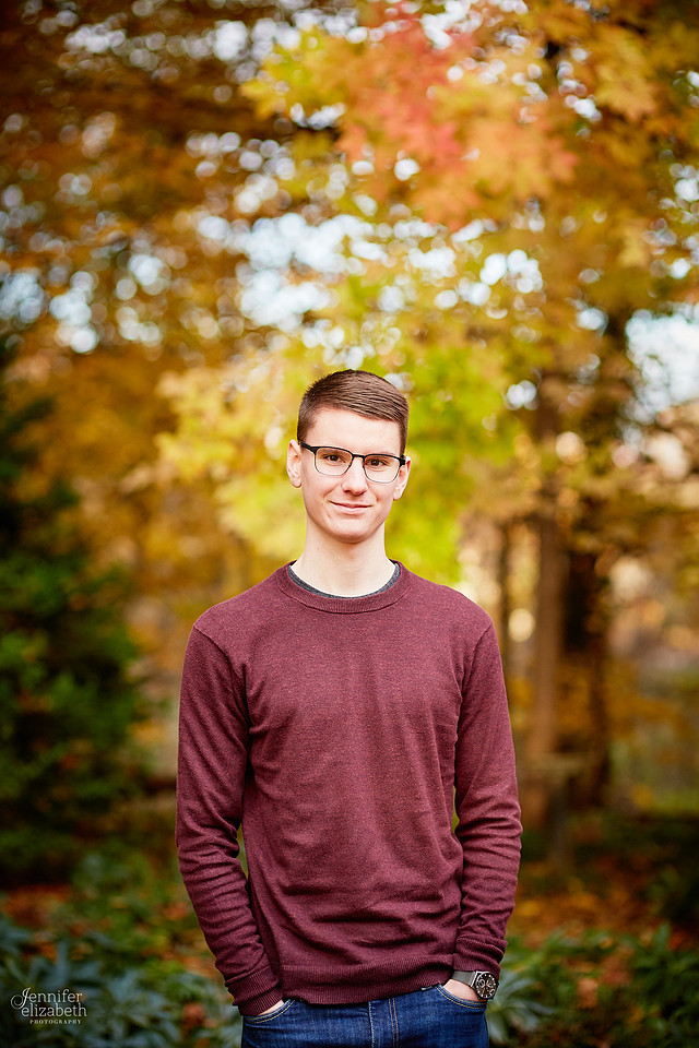 Paul: Senior Portrait Session at Inniswood Metro Gardens
