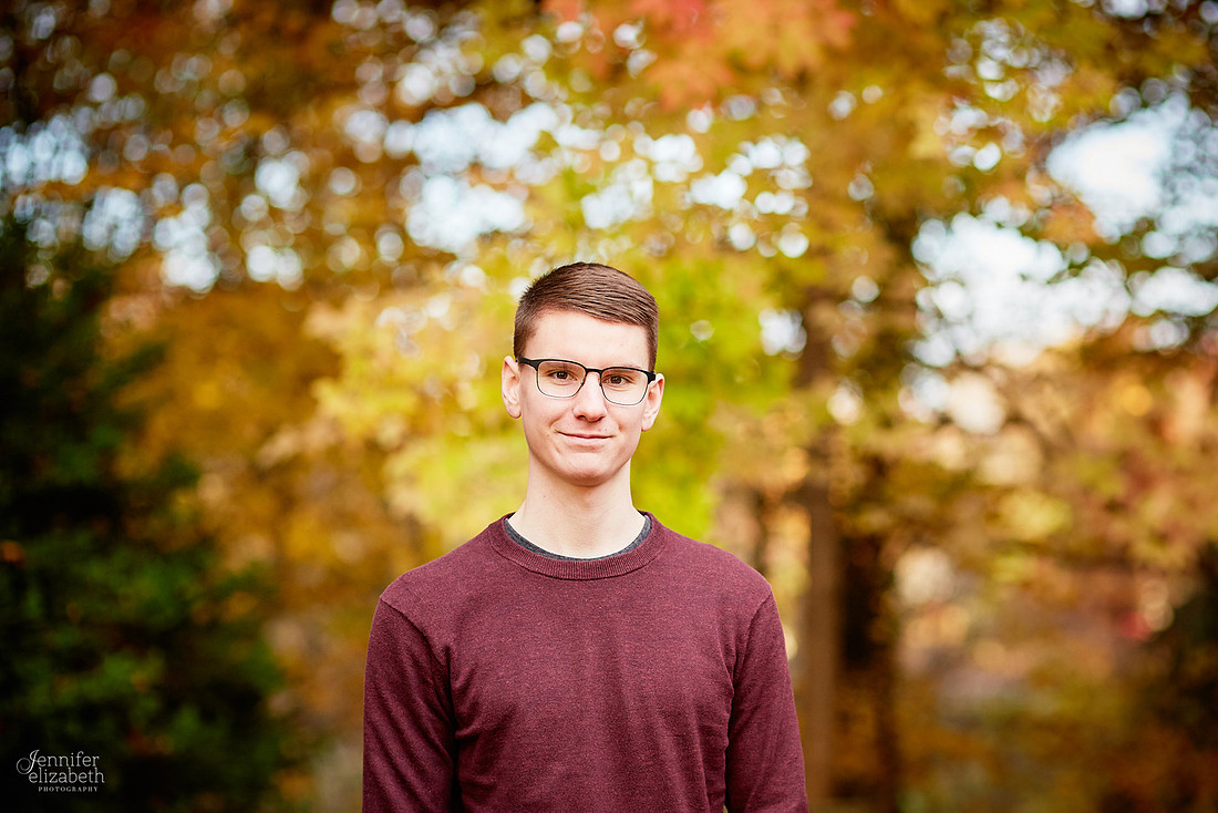 Paul: Senior Portrait Session at Inniswood Metro Gardens