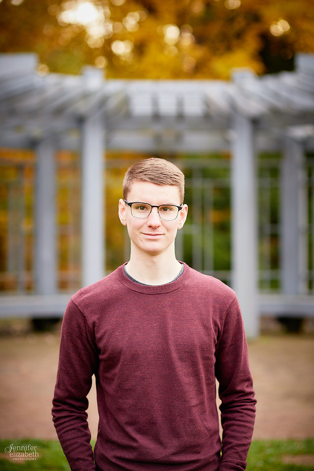 Paul: Senior Portrait Session at Inniswood Metro Gardens