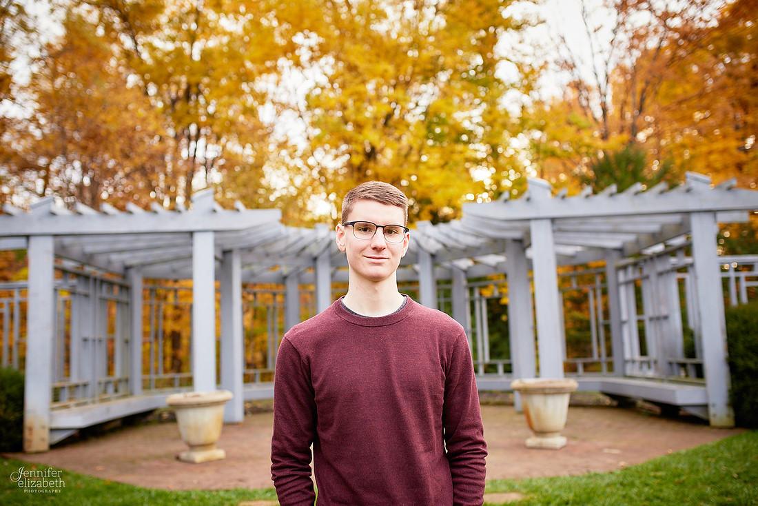 Paul: Senior Portrait Session at Inniswood Metro Gardens