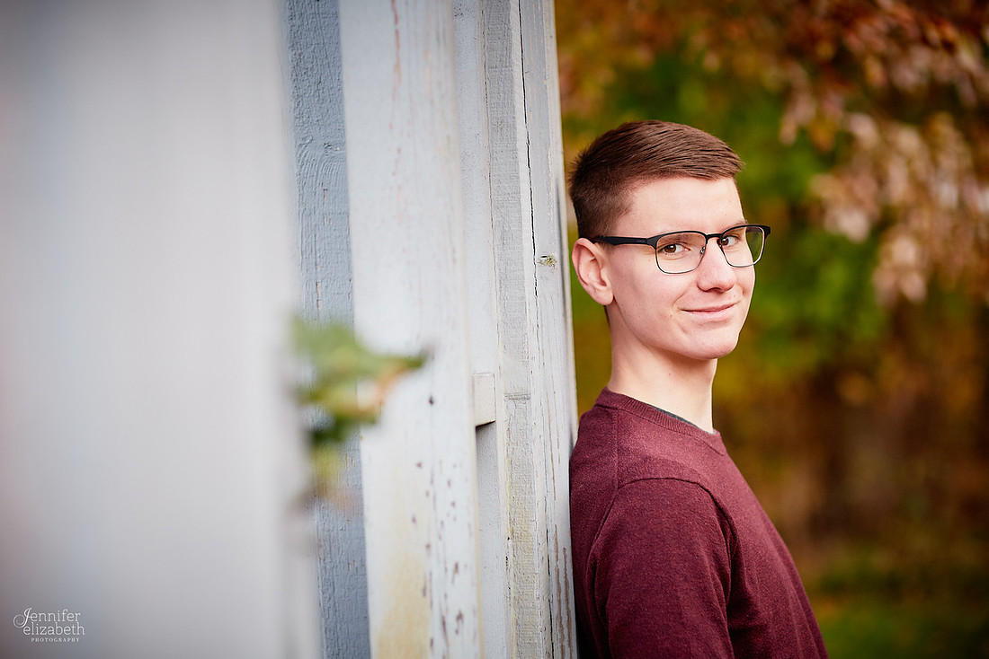 Paul: Senior Portrait Session at Inniswood Metro Gardens