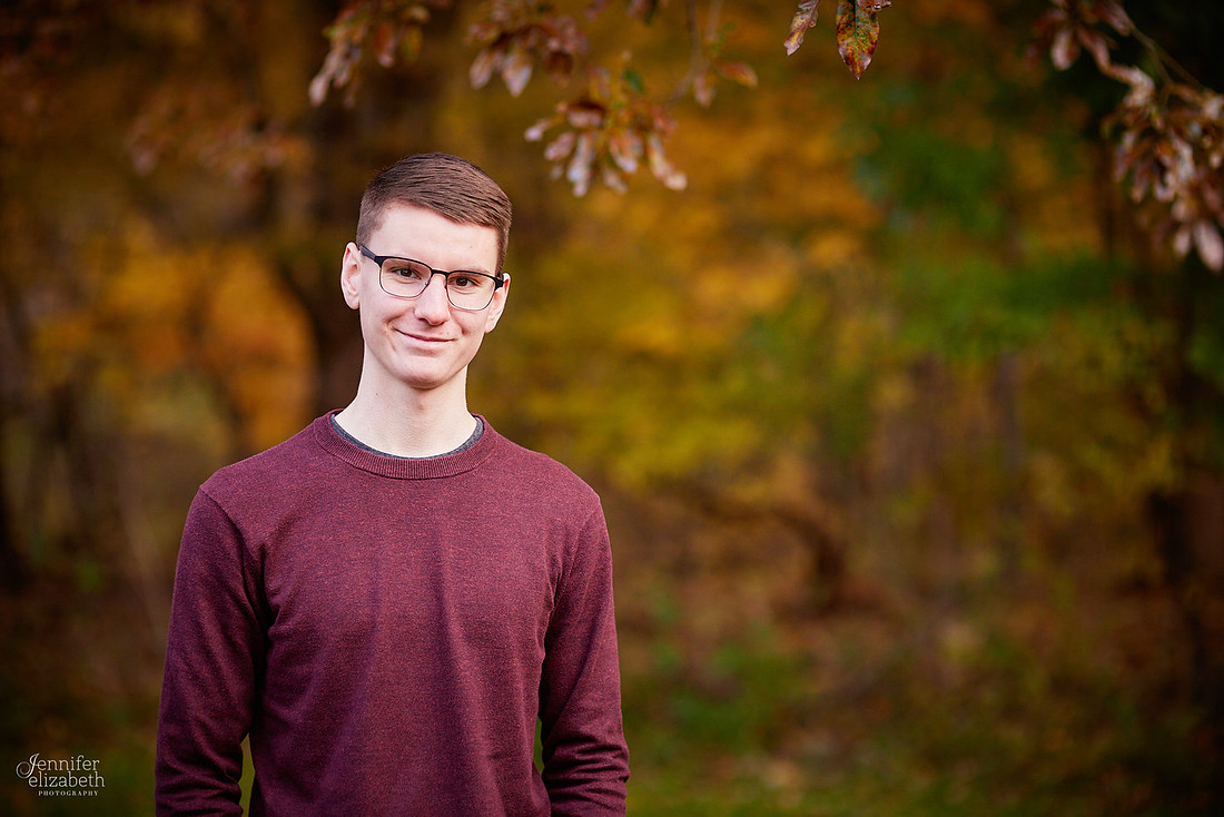 Paul: Senior Portrait Session at Inniswood Metro Gardens