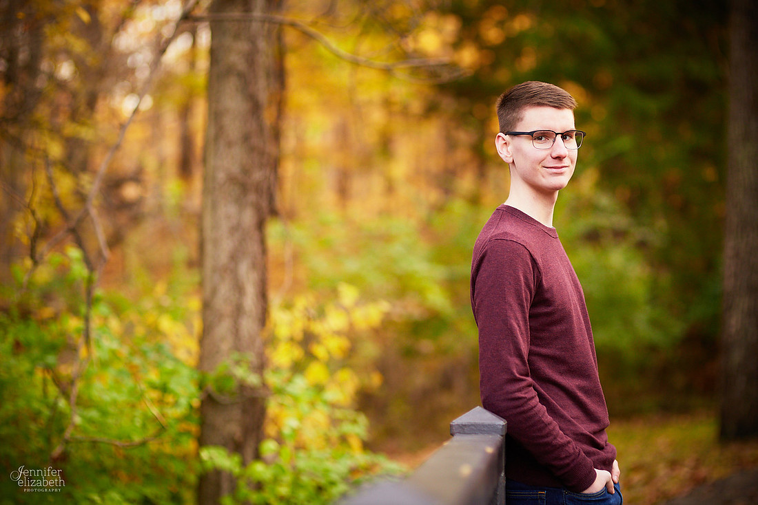 Paul: Senior Portrait Session at Inniswood Metro Gardens