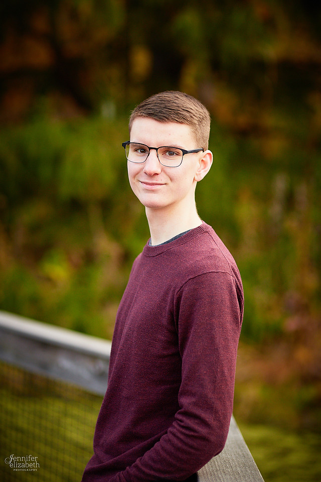 Paul: Senior Portrait Session at Inniswood Metro Gardens