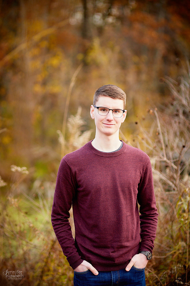 Paul: Senior Portrait Session at Inniswood Metro Gardens
