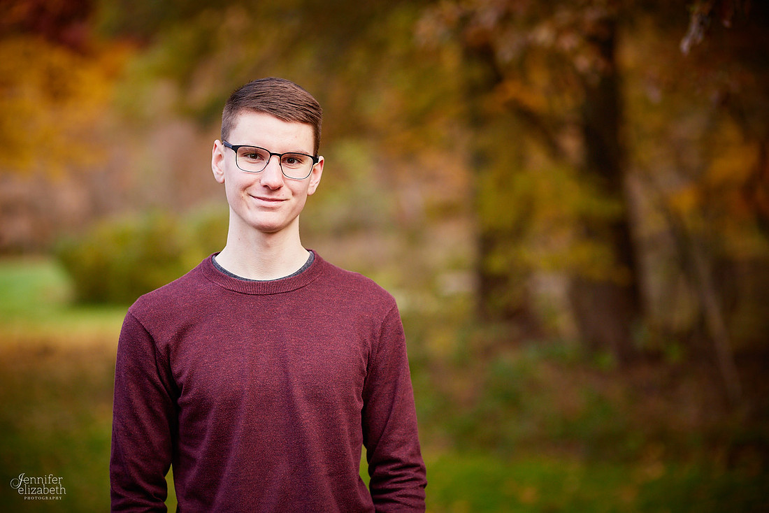 Paul: Senior Portrait Session at Inniswood Metro Gardens
