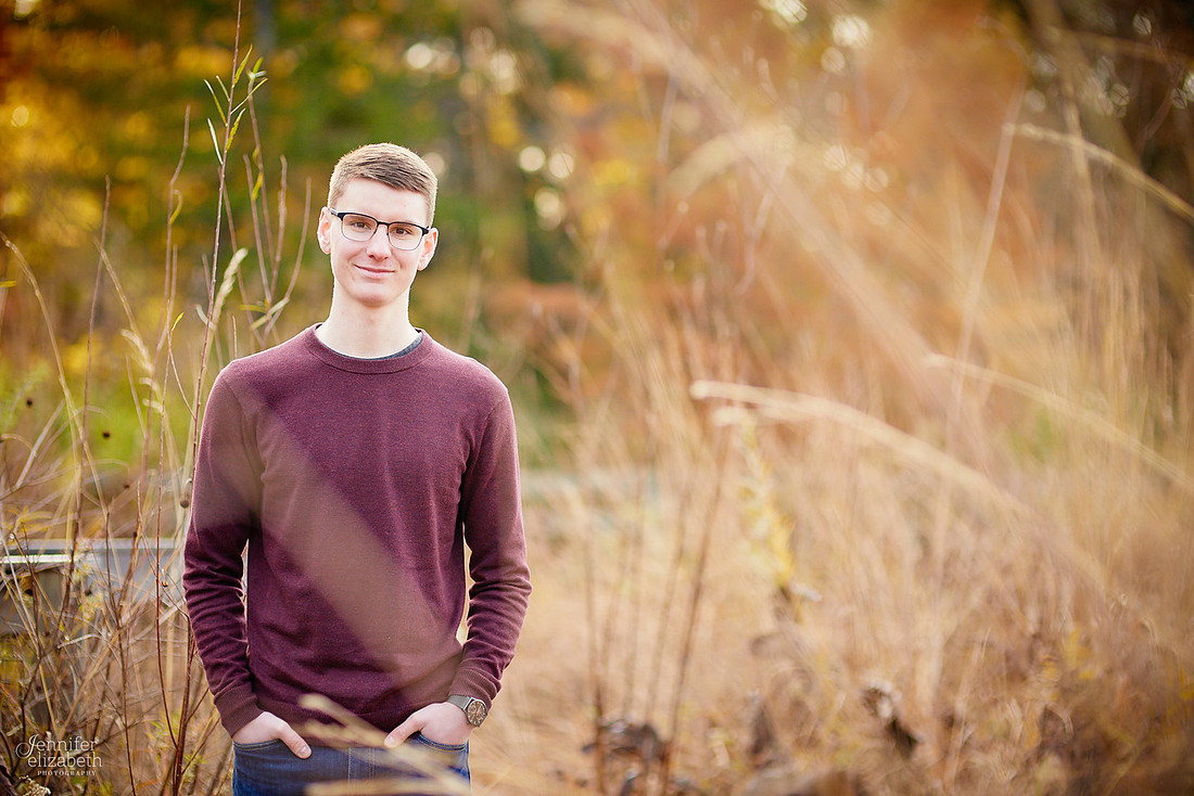 Paul: Senior Portrait Session at Inniswood Metro Gardens