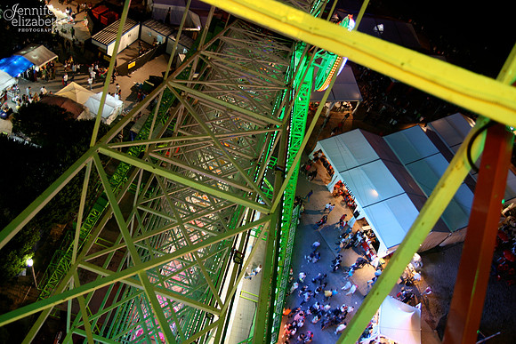 Ferris Wheel in Gijón, Spain