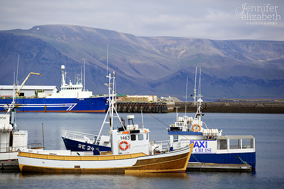 Harbor in Reykjavík, Iceland