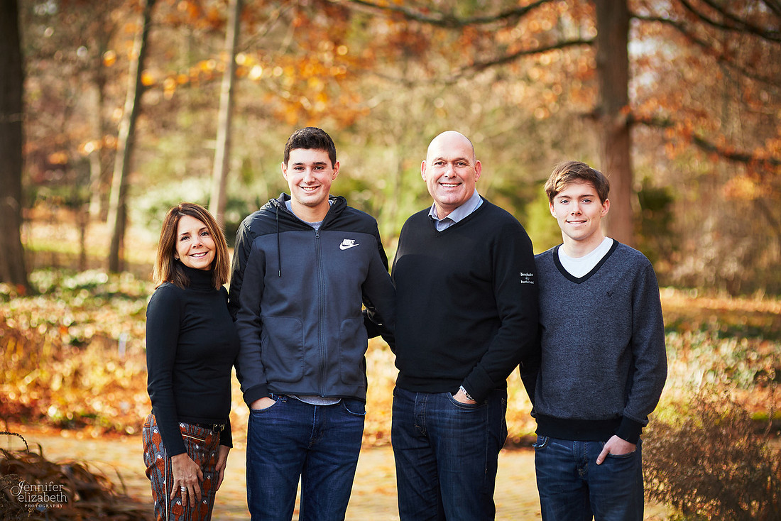 The G Family: Portrait Session at Kingwood Center Gardens