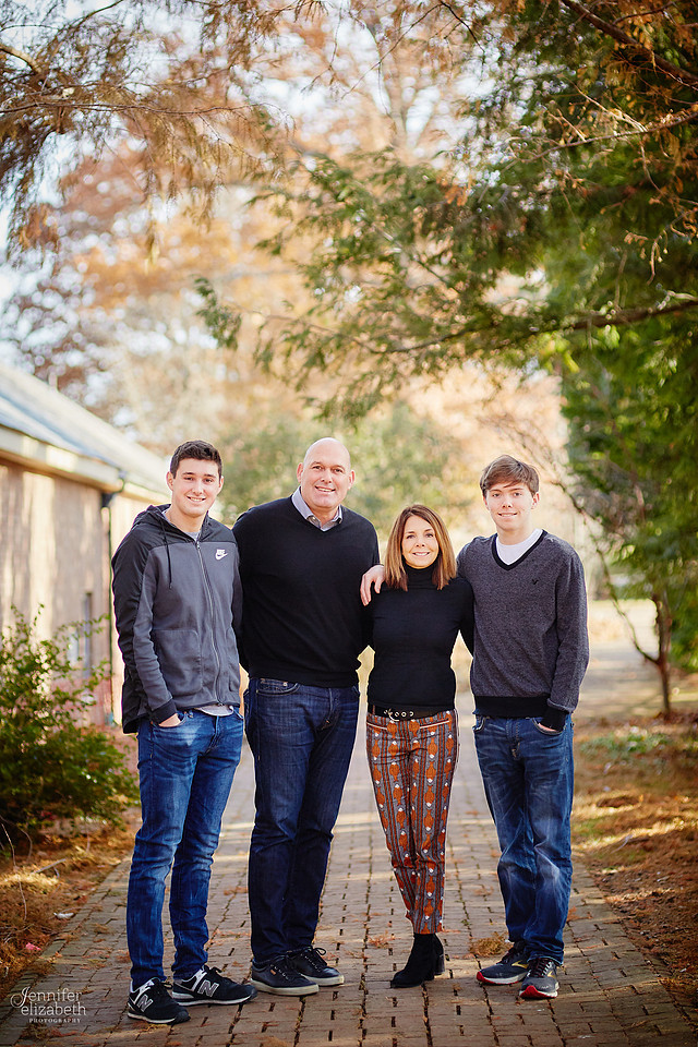 The G Family: Portrait Session at Kingwood Center Gardens