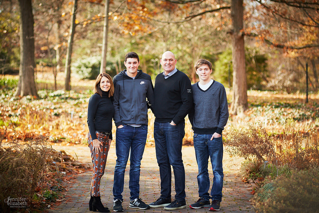 The G Family: Portrait Session at Kingwood Center Gardens