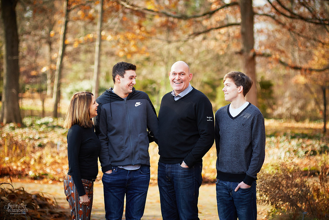 The G Family: Portrait Session at Kingwood Center Gardens