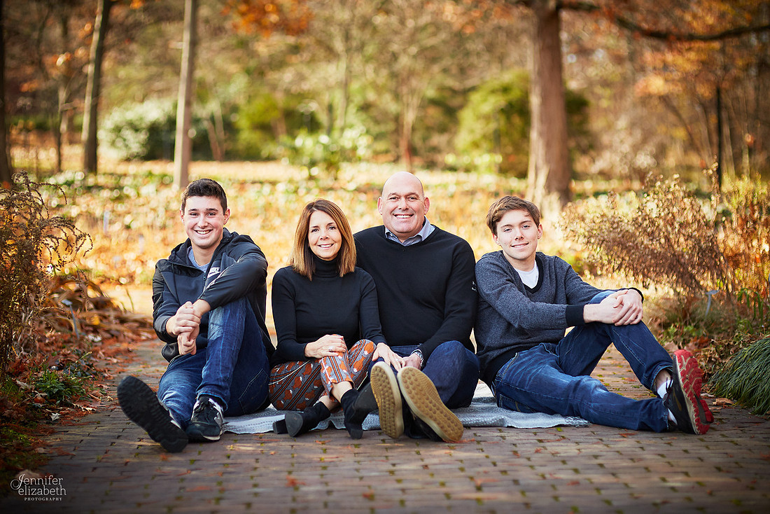 The G Family: Portrait Session at Kingwood Center Gardens