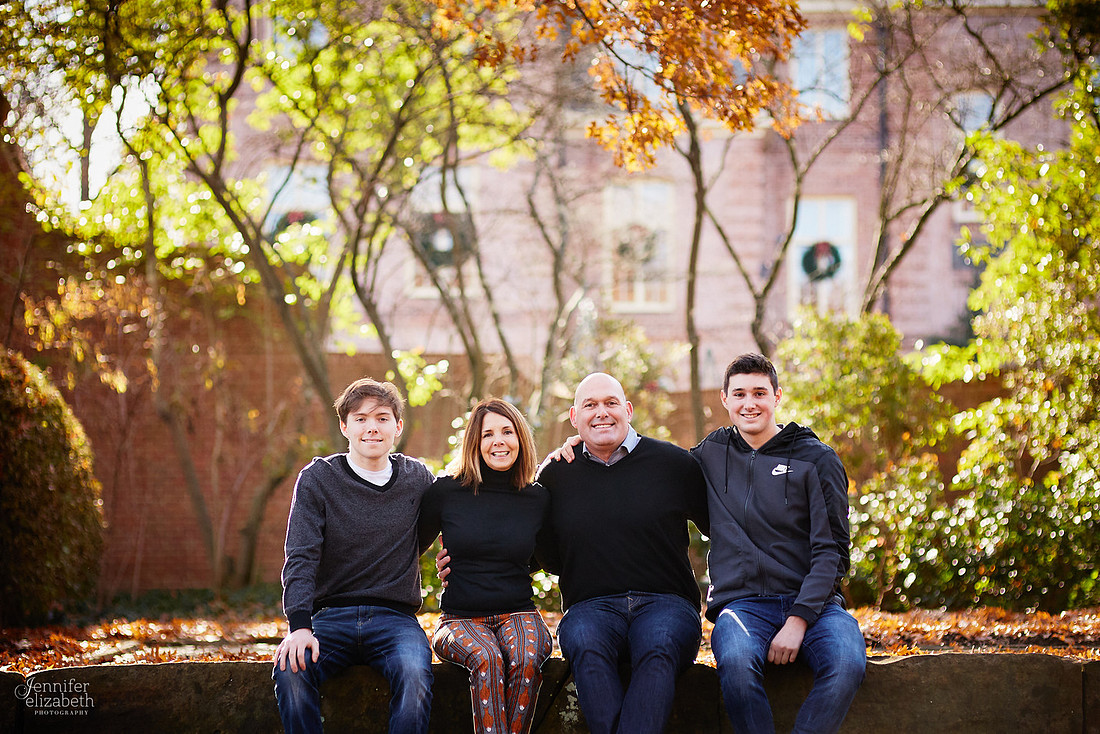 The G Family: Portrait Session at Kingwood Center Gardens