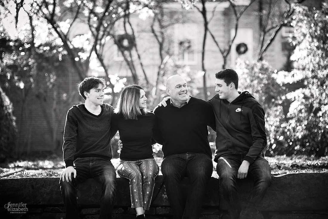 The G Family: Portrait Session at Kingwood Center Gardens