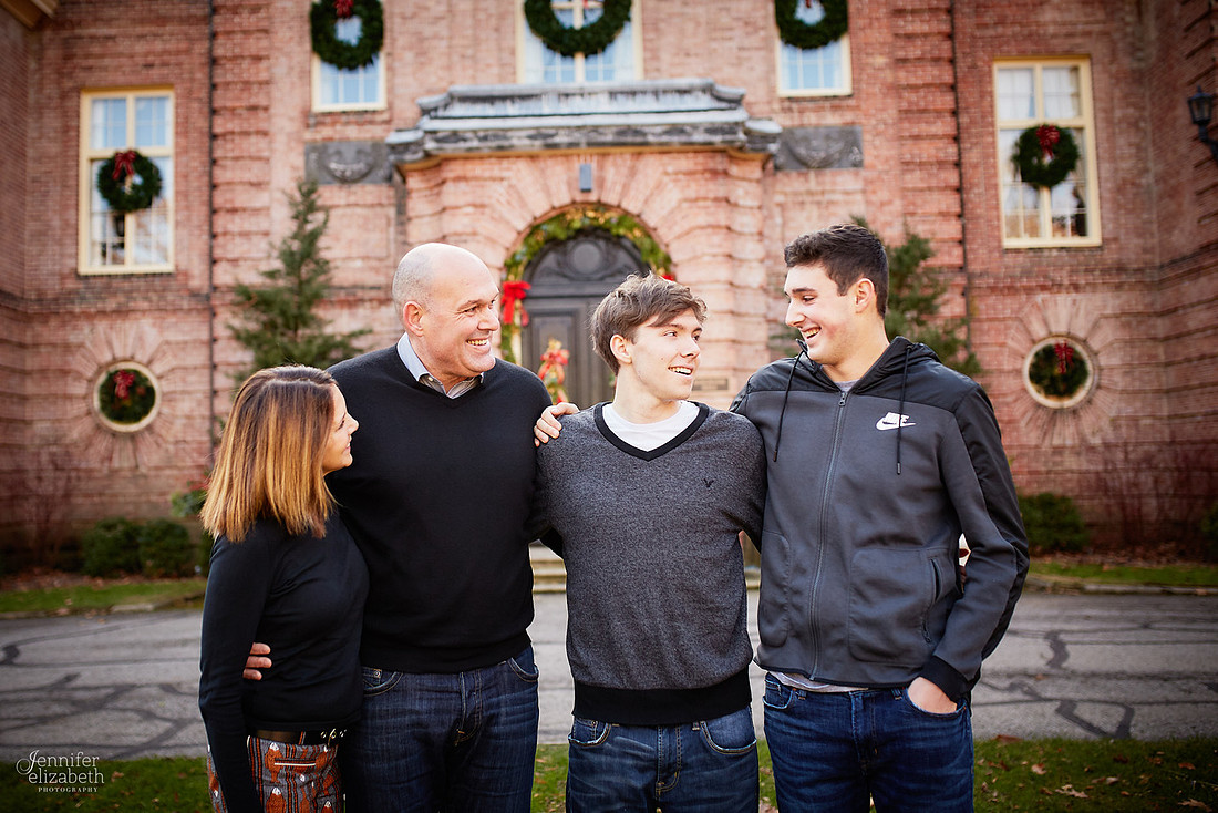 The G Family: Portrait Session at Kingwood Center Gardens
