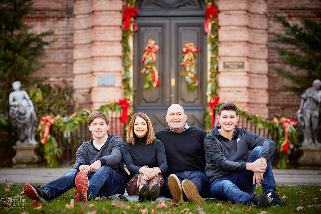 The G Family: Portrait Session at Kingwood Center Gardens