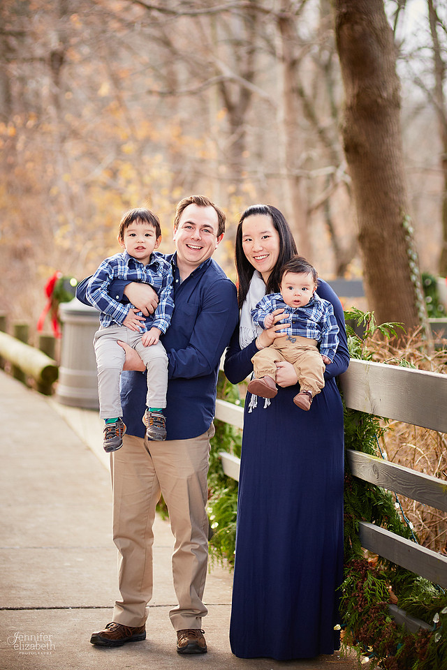The H Family: Portrait Session in Chagrin Falls, Ohio