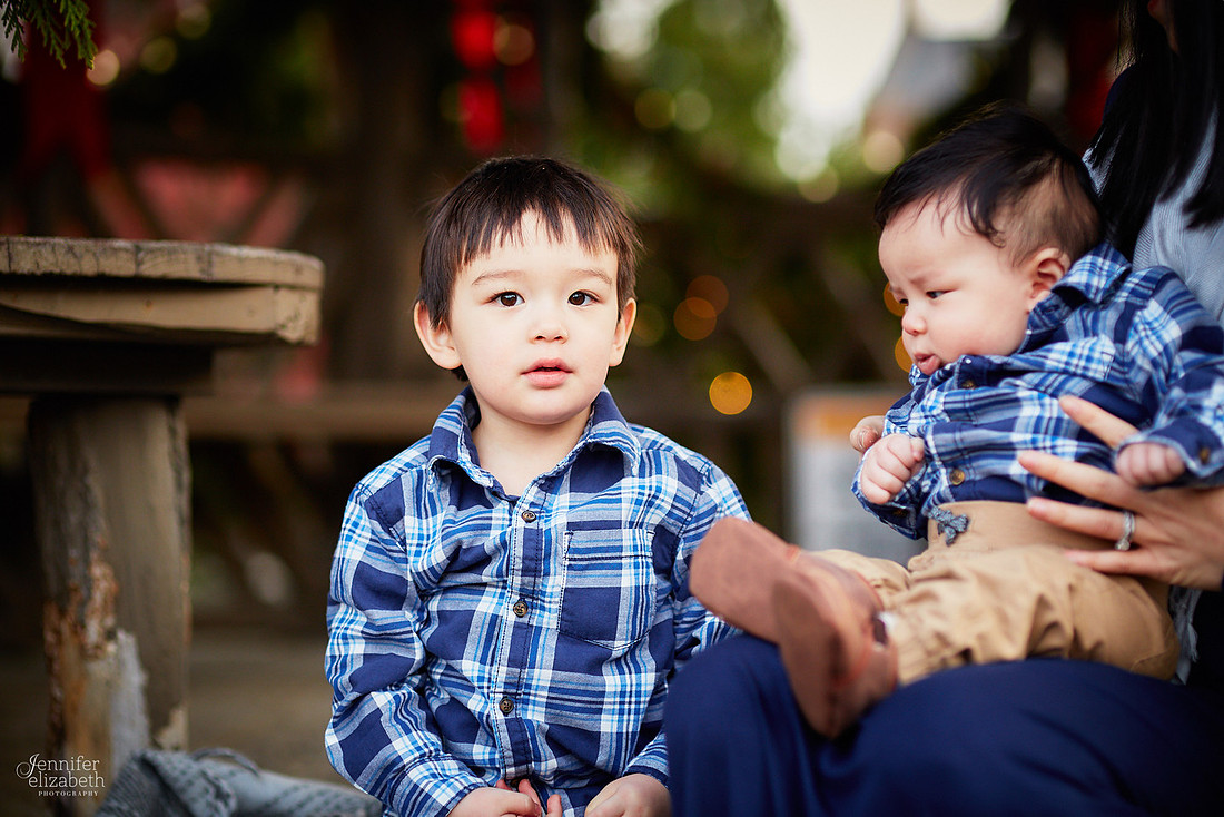 The H Family: Portrait Session in Chagrin Falls, Ohio