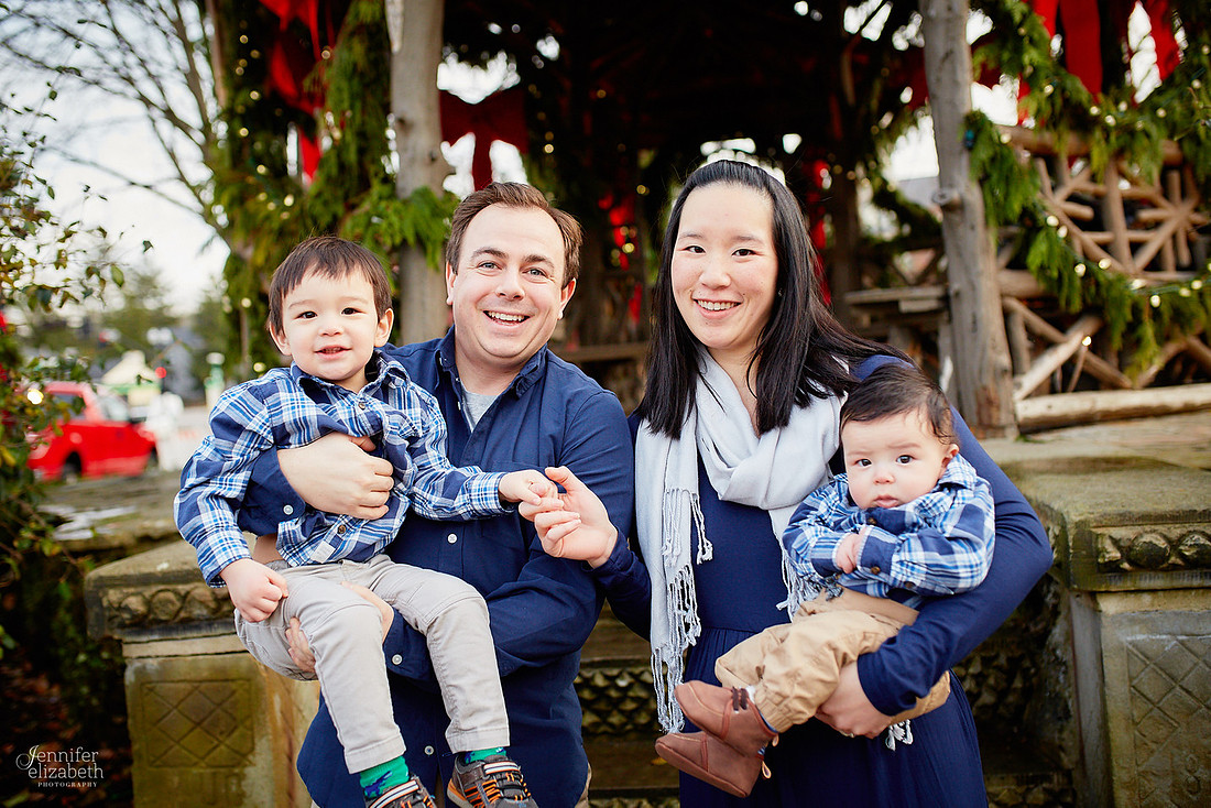 The H Family: Portrait Session in Chagrin Falls, Ohio