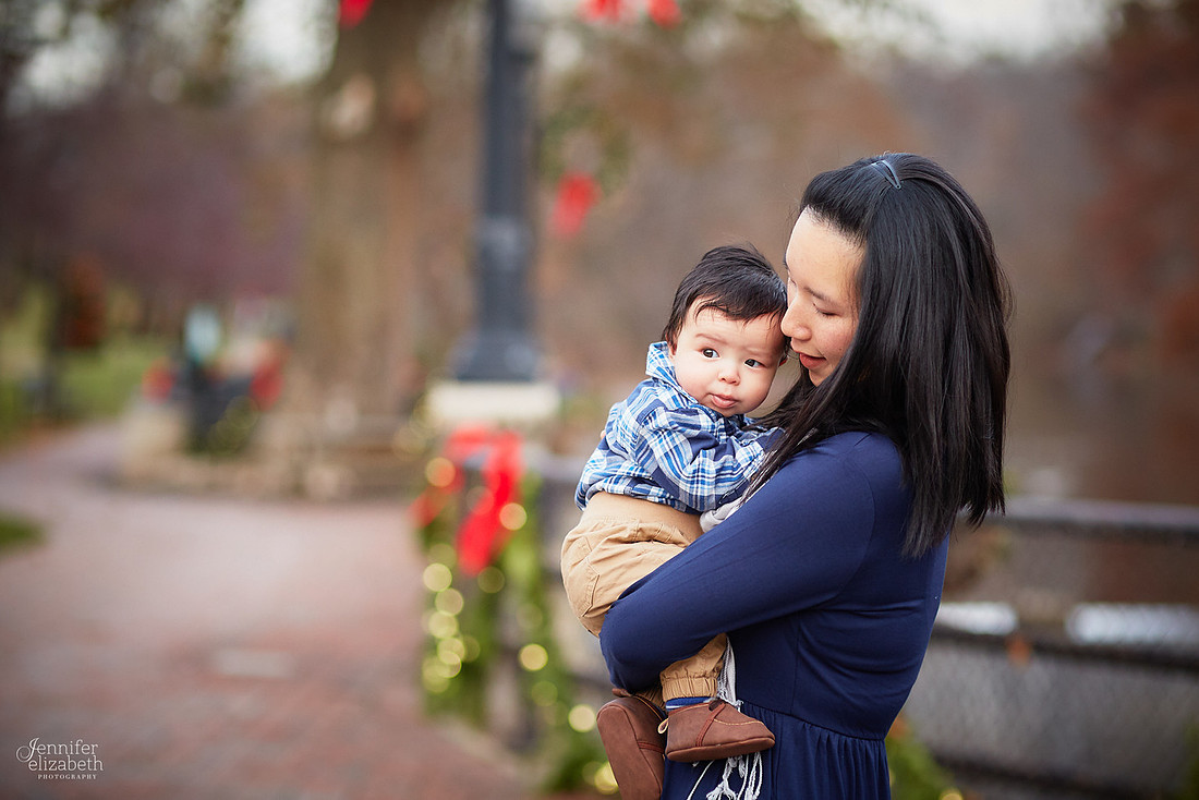 The H Family: Portrait Session in Chagrin Falls, Ohio