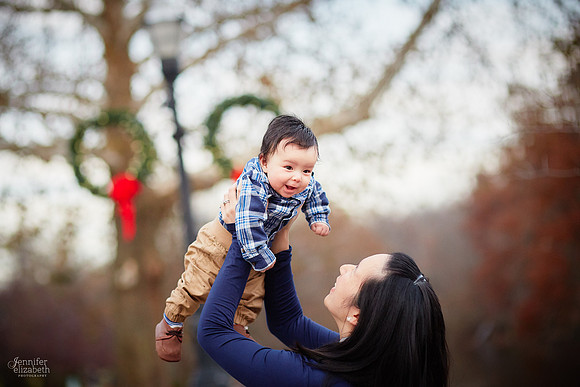 The H Family: Portrait Session in Chagrin Falls, Ohio