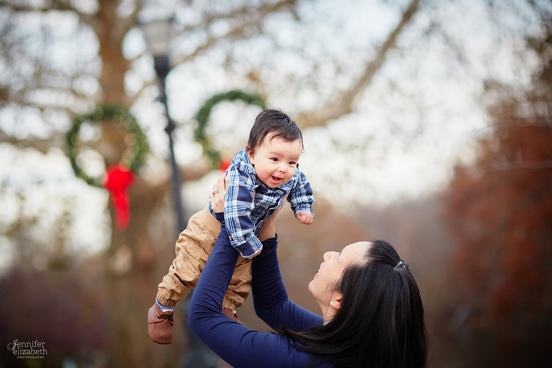 The H Family: Portrait Session in Chagrin Falls, Ohio