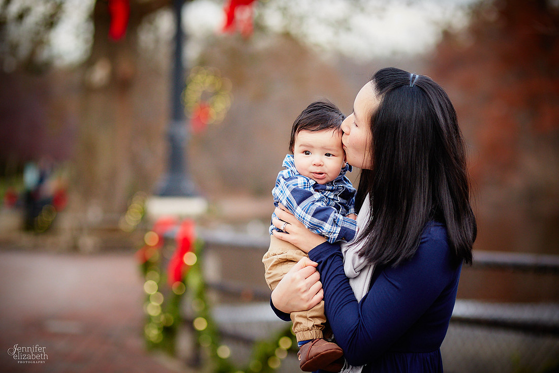 The H Family: Portrait Session in Chagrin Falls, Ohio