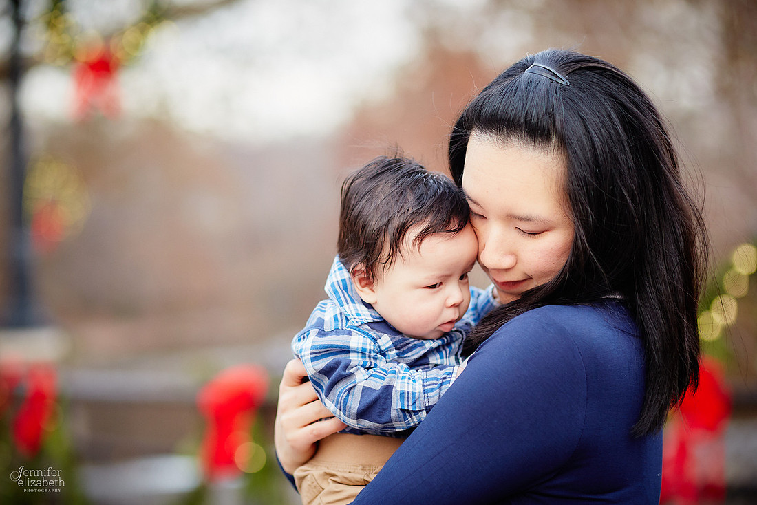 The H Family: Portrait Session in Chagrin Falls, Ohio