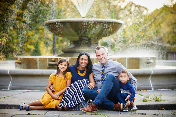 The G Family: Portrait Session at the Italian Cultural Garden in Cleveland