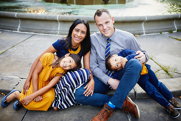 The G Family: Portrait Session at the Italian Cultural Garden in Cleveland