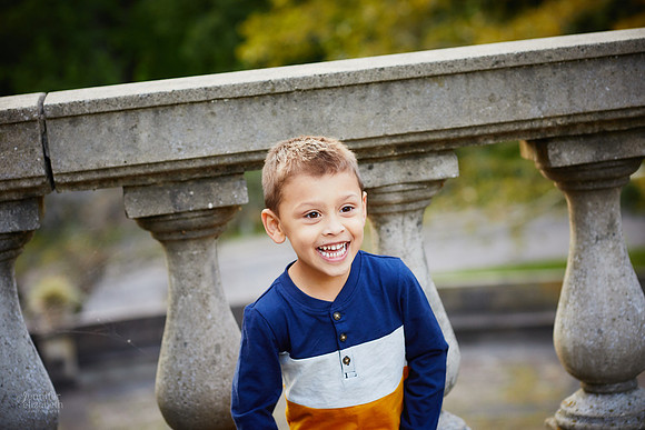 The G Family: Portrait Session at the Italian Cultural Garden in Cleveland