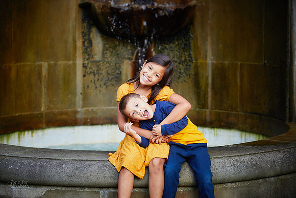 The G Family: Portrait Session at the Italian Cultural Garden in Cleveland