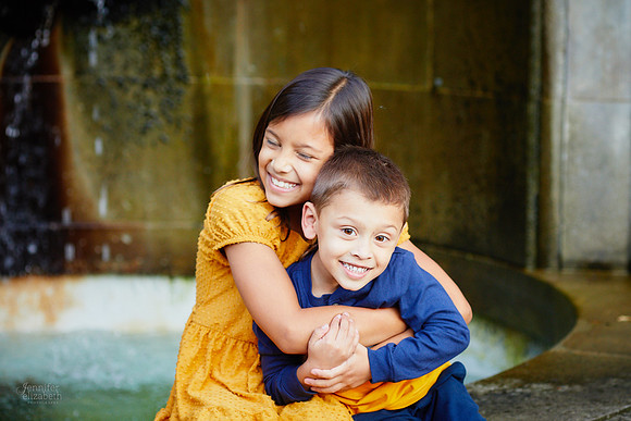 The G Family: Portrait Session at the Italian Cultural Garden in Cleveland