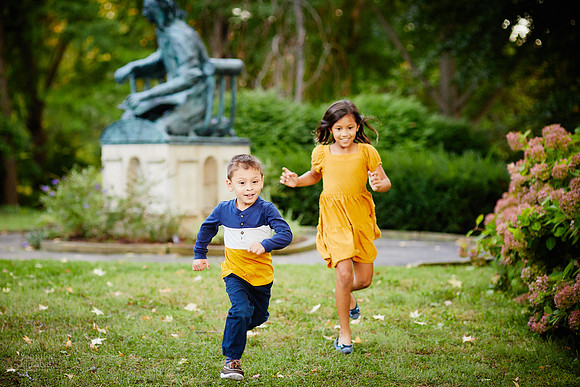 The G Family: Portrait Session at the Italian Cultural Garden in Cleveland