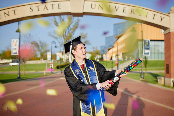 Jameson: Graduation Senior Portrait Session at Kent State University