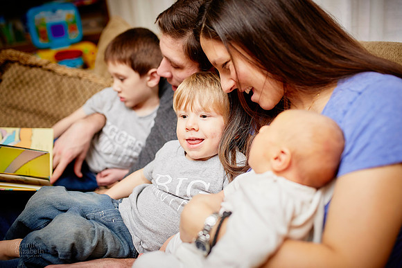 The C Family: Lifestyle Portrait Session in Brecksville