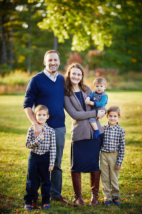 The T Family: Portrait Session at Acacia Reservation in Beachwood