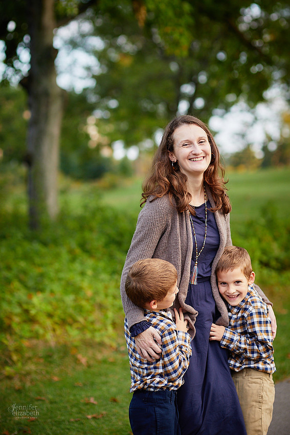 The T Family: Portrait Session at Acacia Reservation in Beachwood