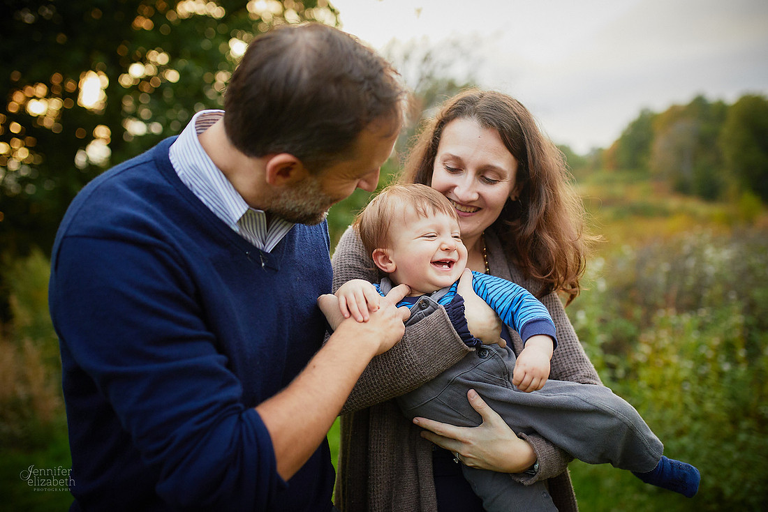 The T Family: Portrait Session at Acacia Reservation in Beachwood