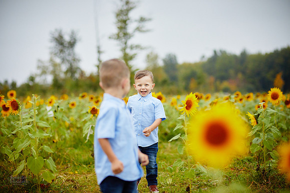 Sunflower Field Mini Sessions at Maria's Field of Hope