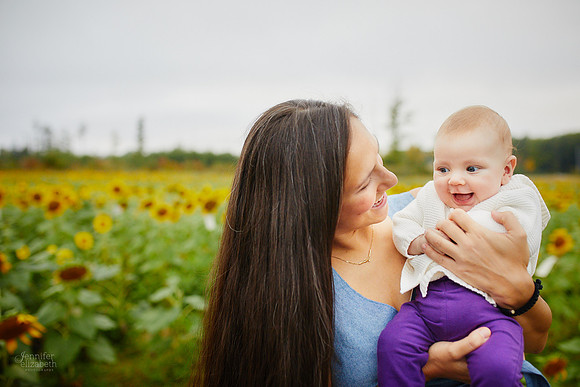 Sunflower Field Mini Sessions at Maria's Field of Hope