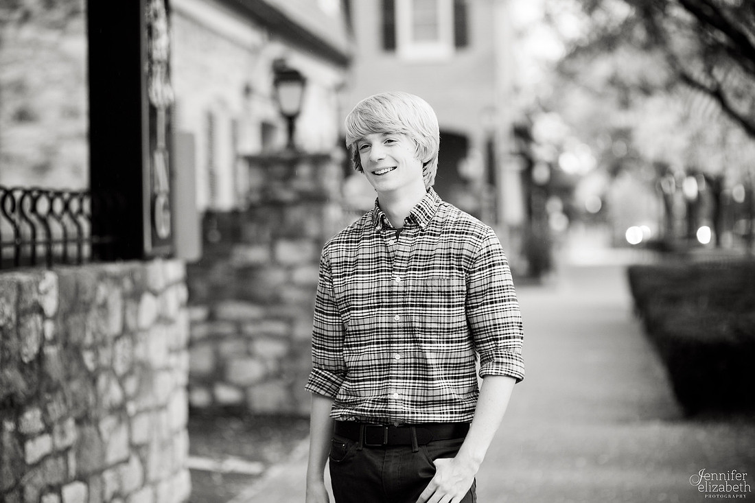 Sam: Senior Portrait Session in Worthington, Ohio