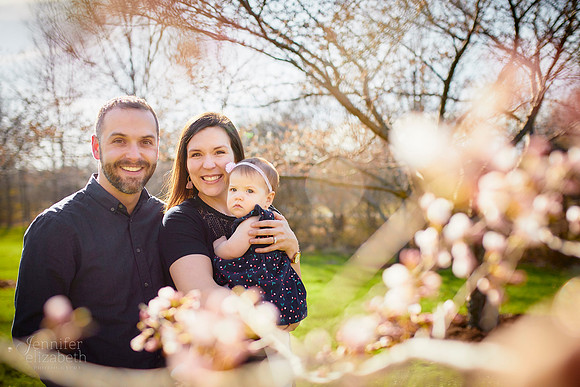 The G Family: Spring Portrait Session at Brookside Reservation