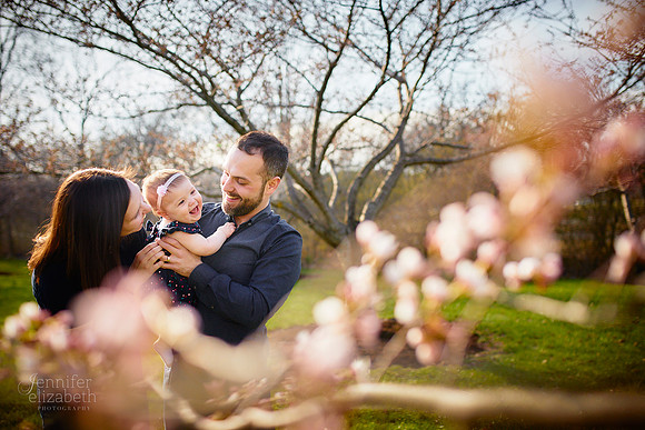 The G Family: Spring Portrait Session at Brookside Reservation