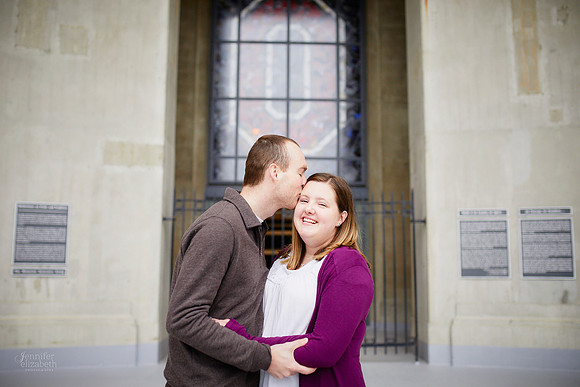 Mary & Nate: Engagement at The Ohio State University in Columbus