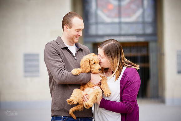 Mary & Nate: Engagement at The Ohio State University in Columbus